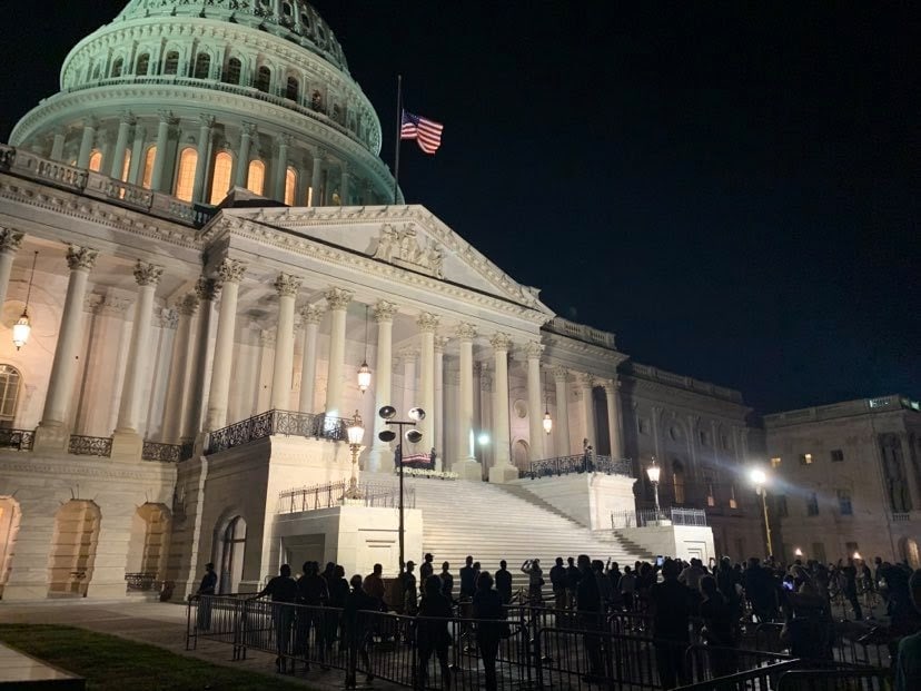 Two flags and the wind: A poem in memory of John Lewis